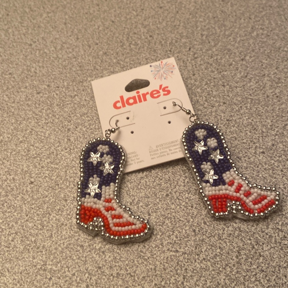 Fourth of July earring